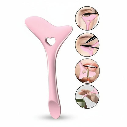 Wholesale Multi-Functional Eyeliner Stencil Wing Tips Silicone Eyeliner Aid Drawing Lipstick Wearing Aid Reusable Makeup Tools